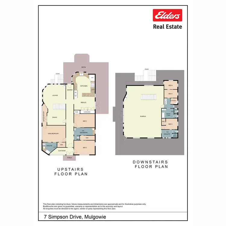Floorplan of Homely rural property listing, 7 Simpson Drive, Mulgowie QLD 4341