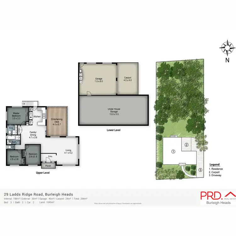 Floorplan of Homely house listing, 29 Ladds Ridge Road, Burleigh Heads QLD 4220