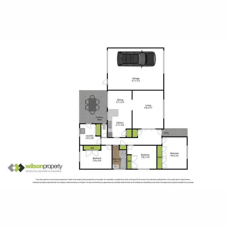 Floorplan of Homely house listing, 11 Meadow Park Drive, Traralgon VIC 3844
