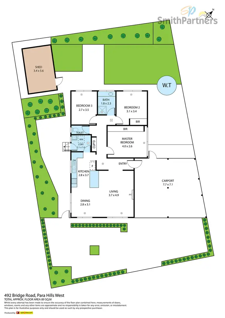 Floorplan of Homely house listing, 492 Bridge Road, Para Hills West SA 5096
