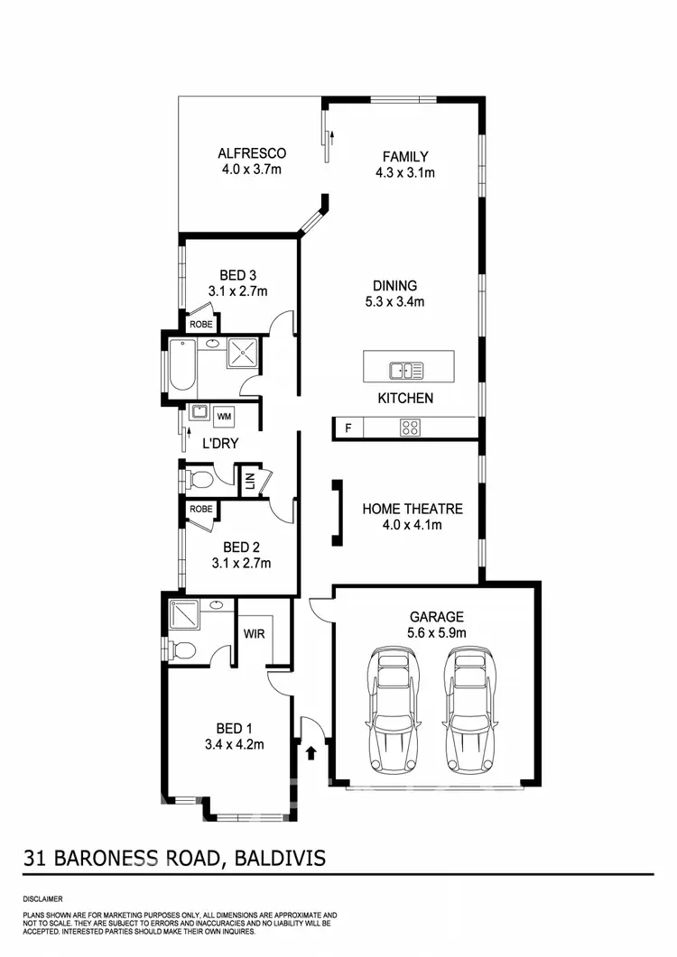 Floorplan of Homely house listing, 31 Baroness Road, Baldivis WA 6171