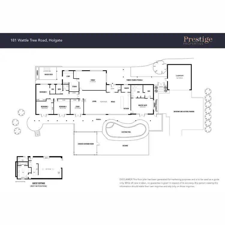Floorplan of Homely rural property listing, 181 Wattle Tree Road, Holgate NSW 2250