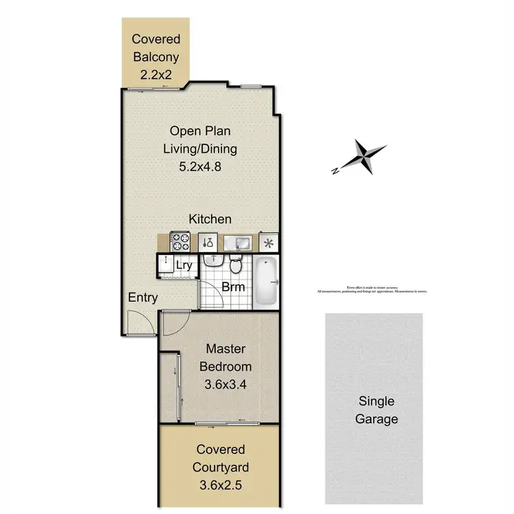 Floorplan of Homely apartment listing, 5/27 Birley Street, Spring Hill QLD 4000