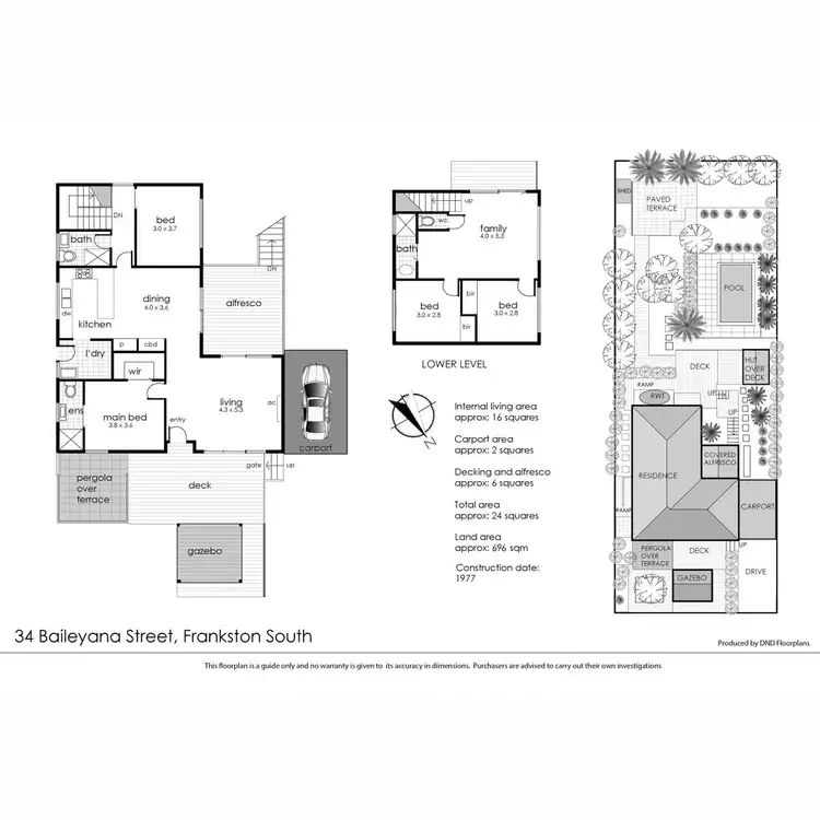 Floorplan of Homely house listing, 34 Baileyana Street, Frankston South VIC 3199