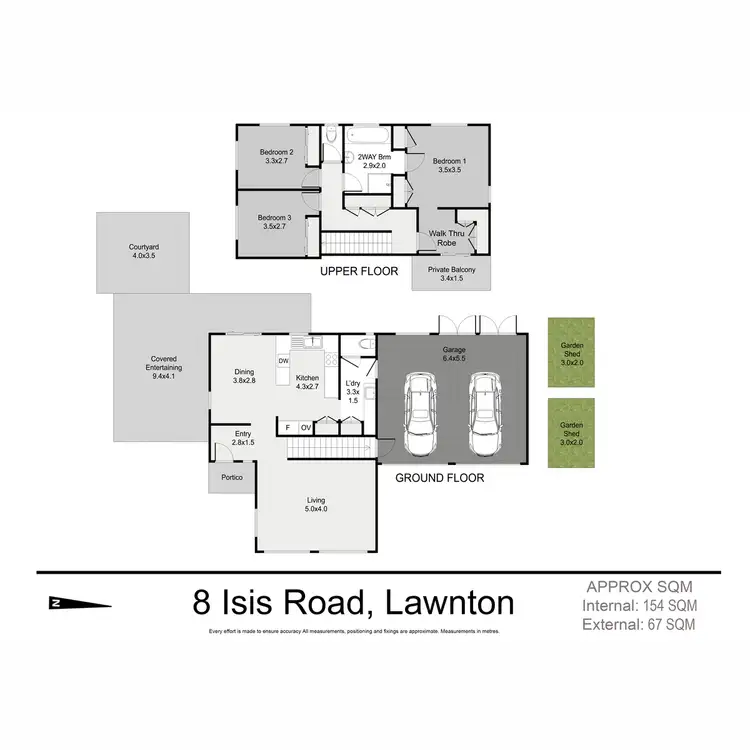 Floorplan of Homely house listing, 8 Isis Road, Lawnton QLD 4501