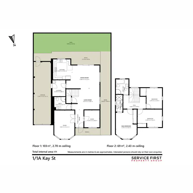 Floorplan of Homely house listing, 1/1A Kay Street, Guildford NSW 2161
