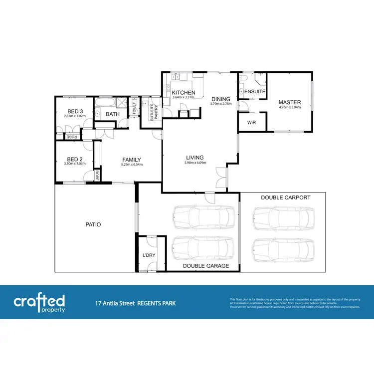 Floorplan of Homely house listing, 17 Antlia Street, Regents Park QLD 4118