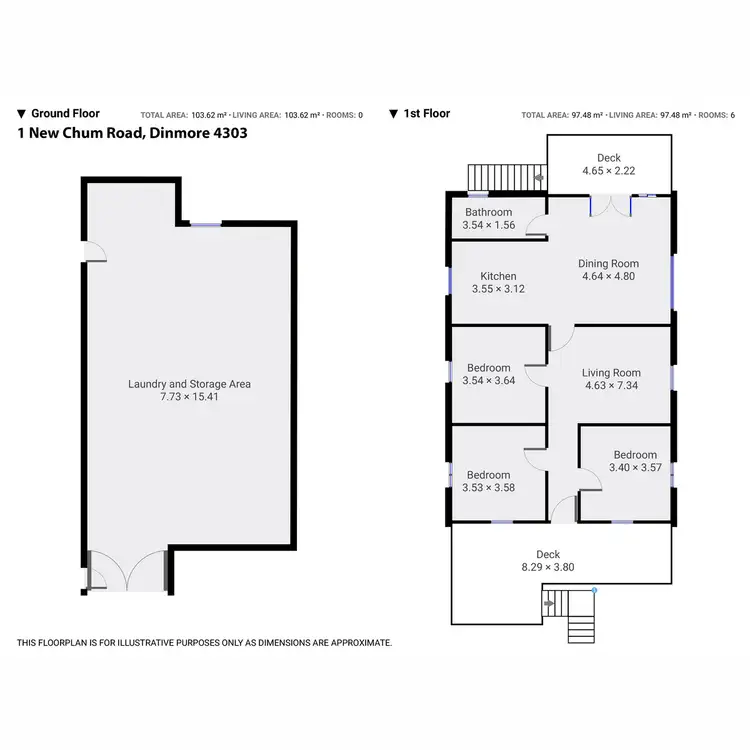 Floorplan of Homely house listing, 1 New Chum Road, Dinmore QLD 4303