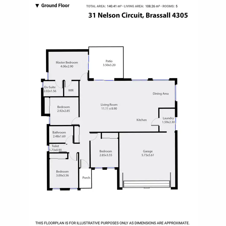 Floorplan of Homely house listing, 31 Nelson Circuit, Brassall QLD 4305