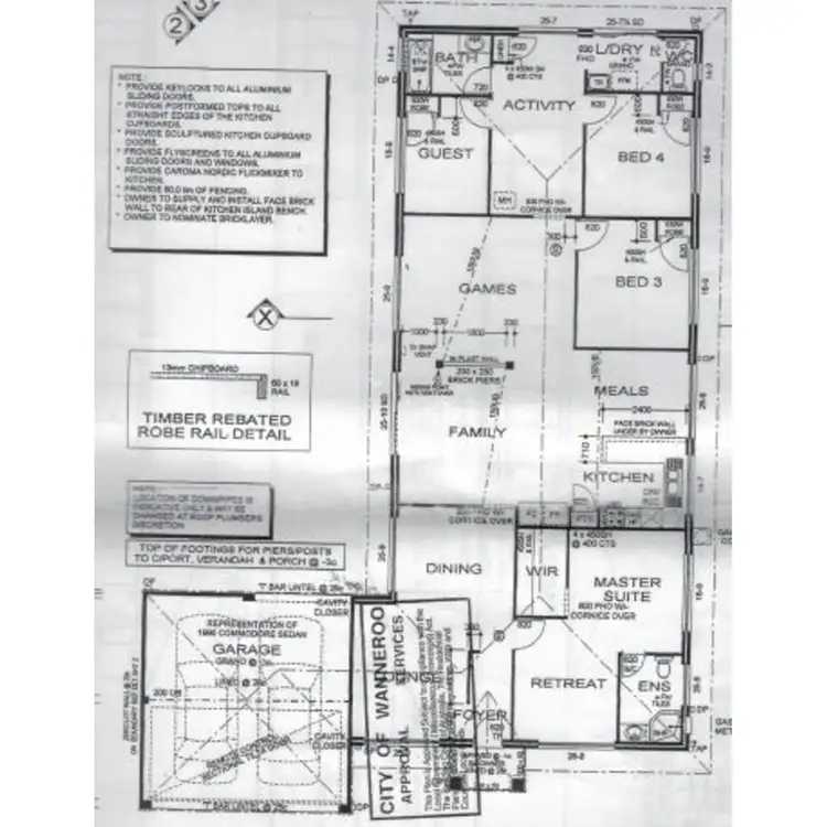 Floorplan of Homely house listing, 32 Carwoola Circle, Carramar WA 6031