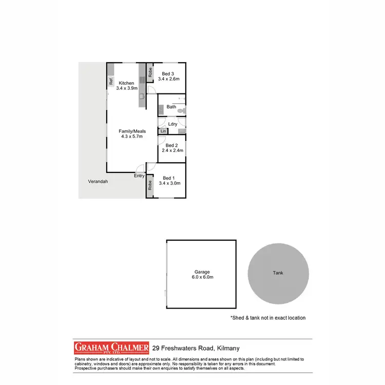 Floorplan of Homely house listing, 29 Freshwaters Road, Kilmany VIC 3851