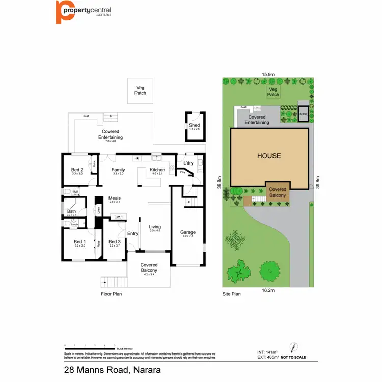 Floorplan of Homely house listing, 28 Manns Road, Narara NSW 2250