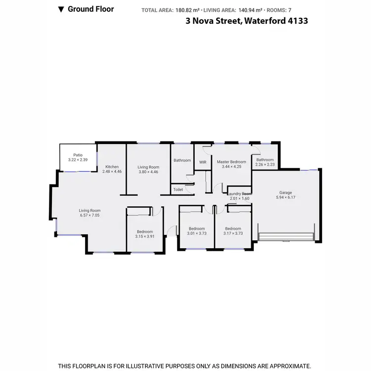 Floorplan of Homely house listing, 3 Nova Street, Waterford QLD 4133
