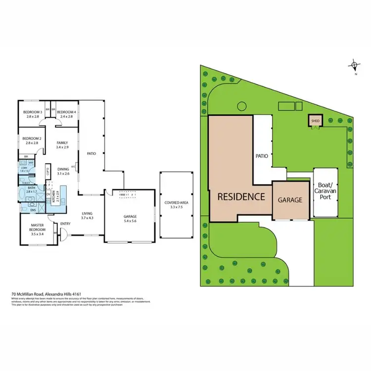 Floorplan of Homely house listing, 70 McMillan Road, Alexandra Hills QLD 4161