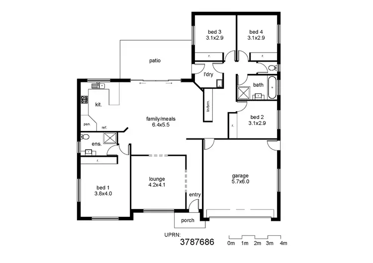 Floorplan of Homely house listing, Address available on request