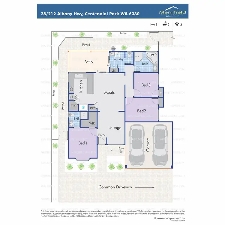 Floorplan of Homely unit listing, 28/212 Albany Highway, Centennial Park WA 6330
