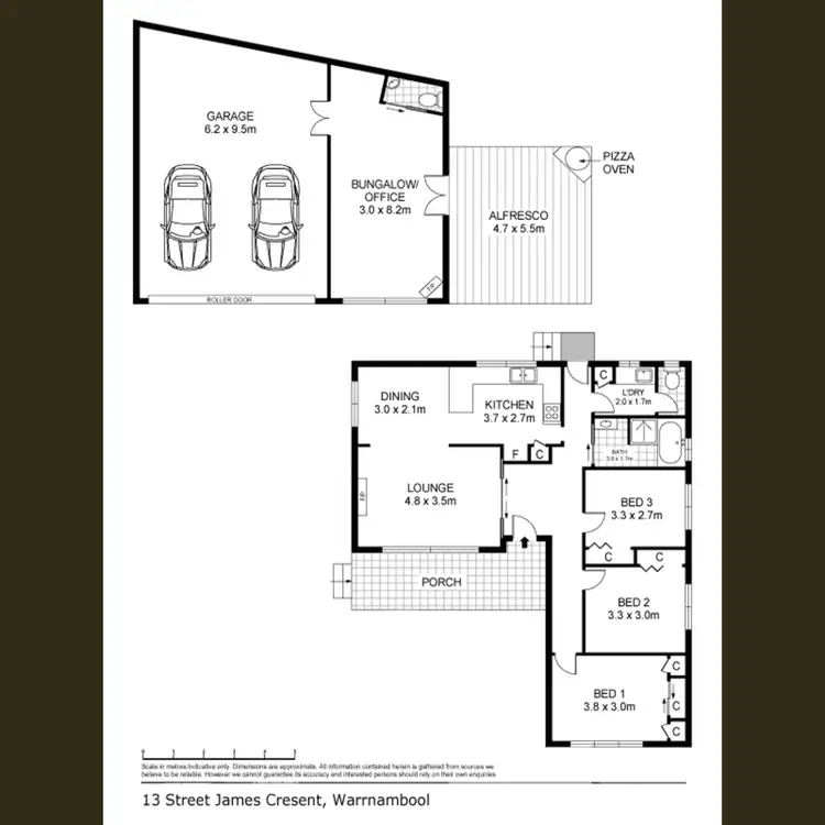 Floorplan of Homely house listing, 13 St James Crescent, Warrnambool VIC 3280