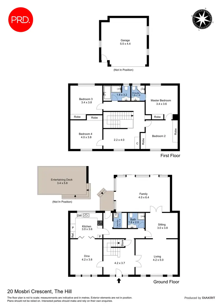 Floorplan of Homely house listing, 20 Mosbri Crescent, The Hill NSW 2300