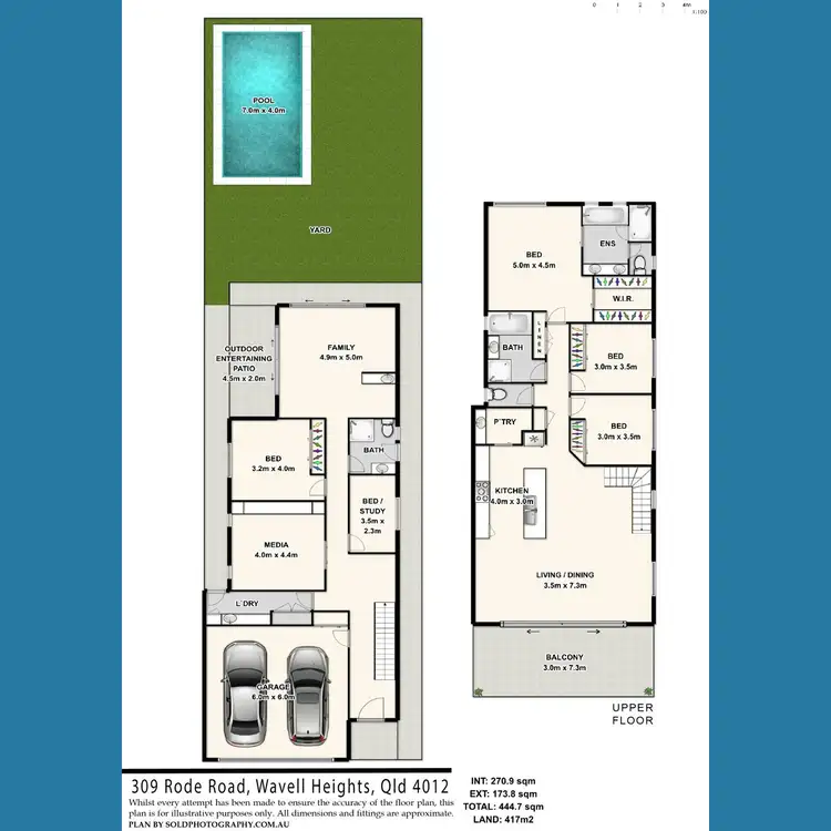 Floorplan of Homely house listing, 309 Rode Road, Wavell Heights QLD 4012