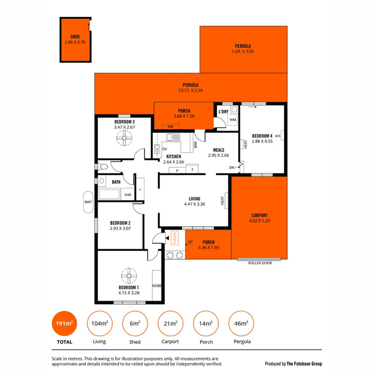 Floorplan of Homely house listing, 14 Archer Road, Morphett Vale SA 5162