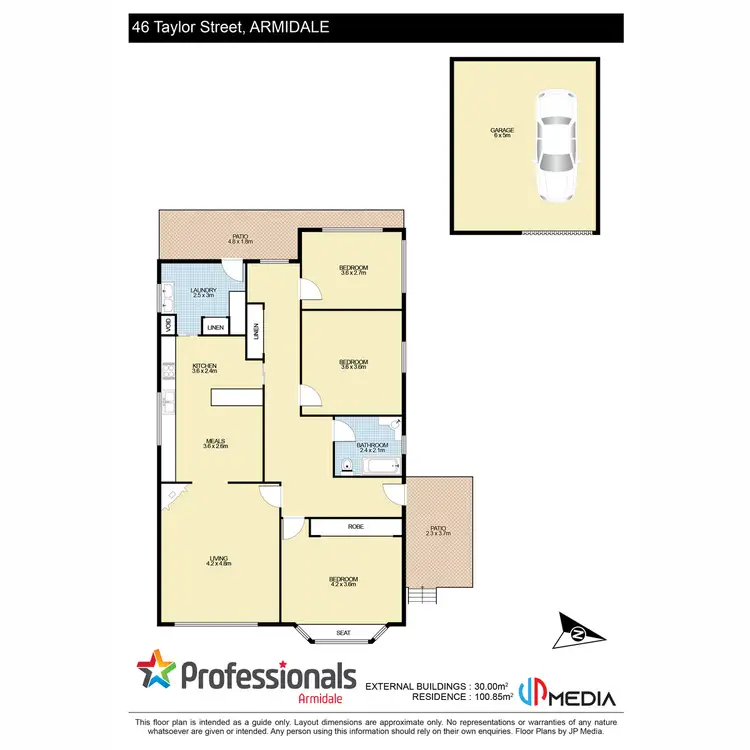 Floorplan of Homely house listing, 46 Taylor Street, Armidale NSW 2350