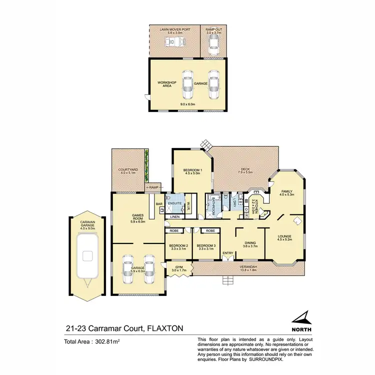 Floorplan of Homely house listing, 21-23 Carramar Court, Flaxton QLD 4560
