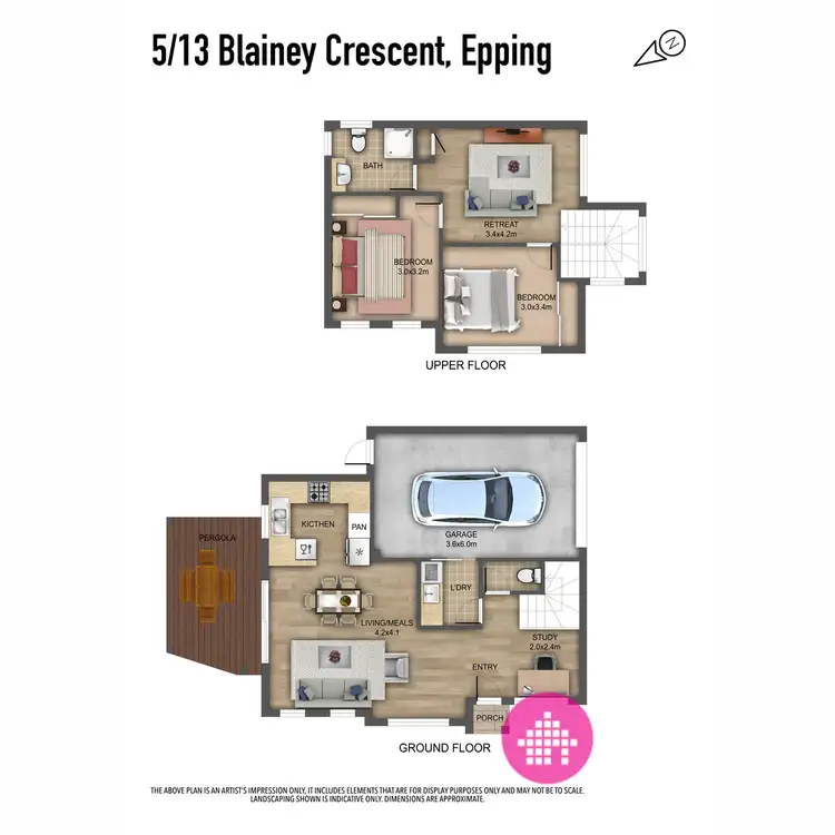 Floorplan of Homely house listing, 5/13 Blainey Cresent, Epping VIC 3076