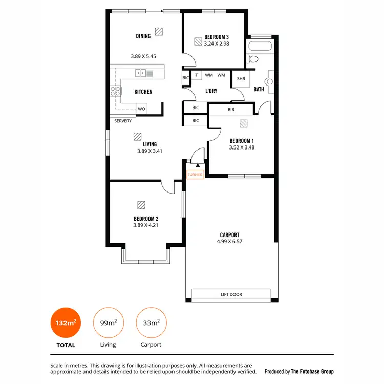 Floorplan of Homely townhouse listing, 6/19 Dudley Road, Marryatville SA 5068