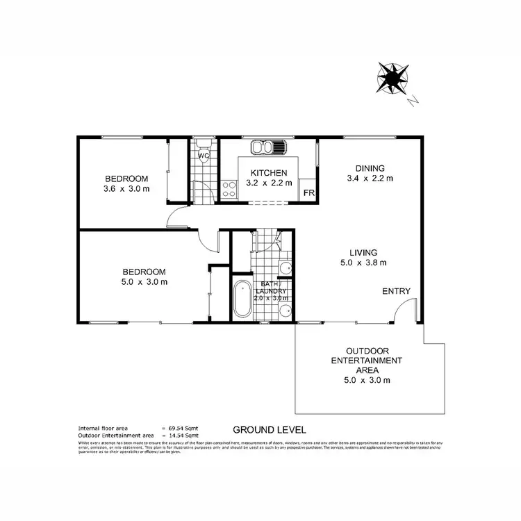 Floorplan of Homely unit listing, 37/2 Benjamin Street, Mount Lofty QLD 4350