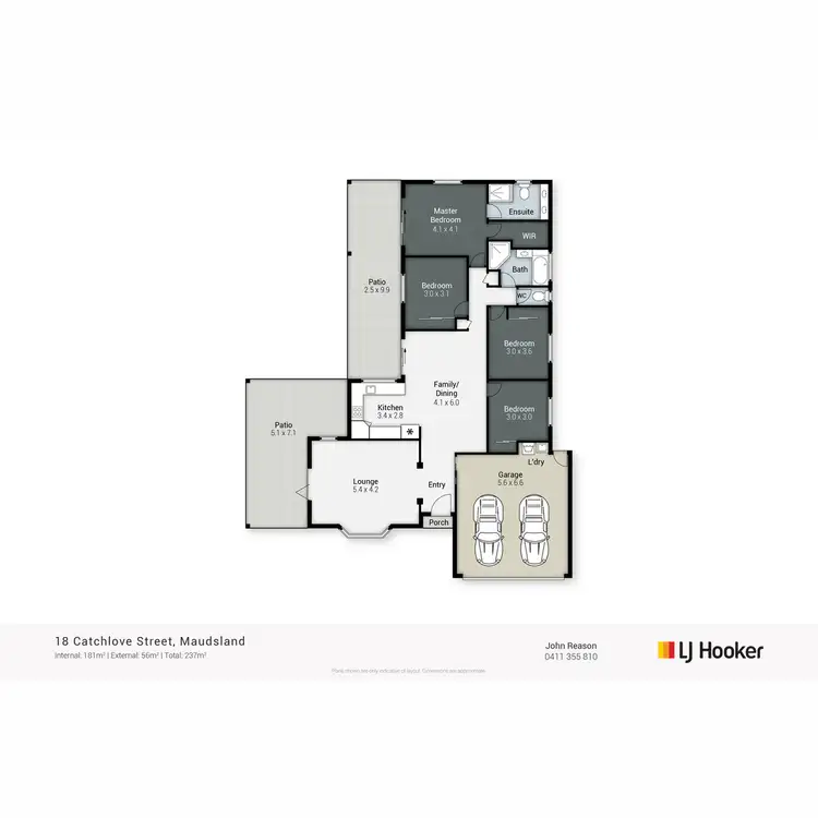 Floorplan of Homely house listing, 18 Catchlove Street, Maudsland QLD 4210