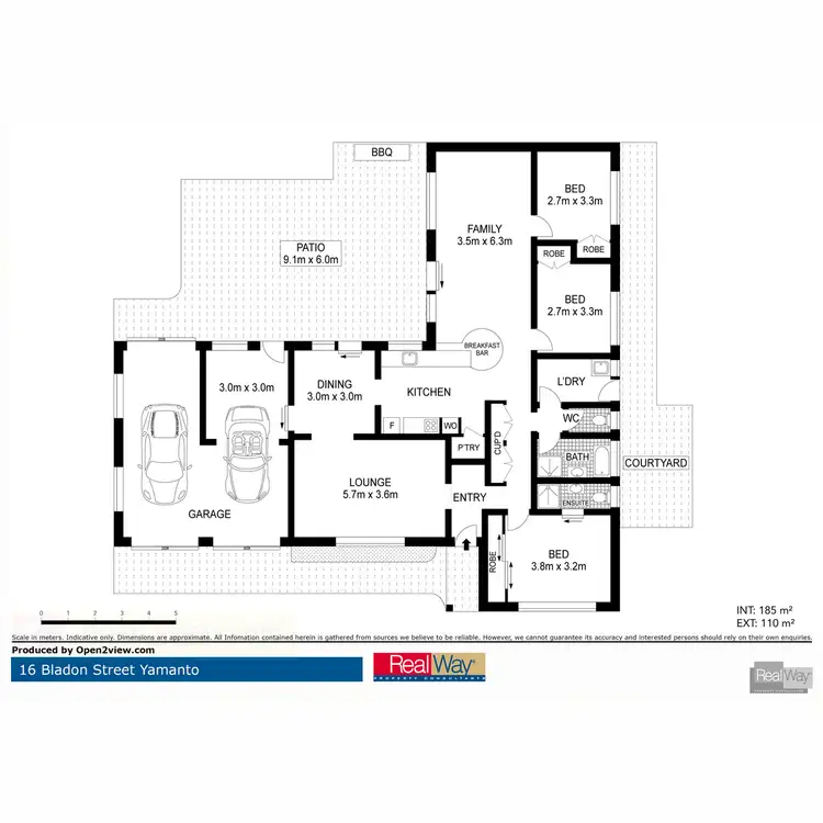 Floorplan of Homely house listing, 16 Bladon Street, Yamanto QLD 4305
