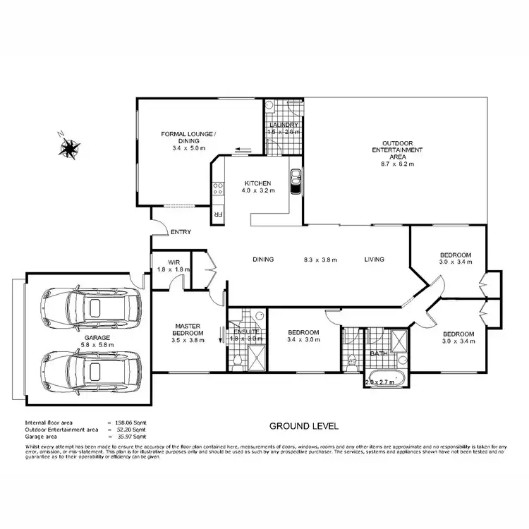 Floorplan of Homely house listing, 5 Denaid Street, Highfields QLD 4352