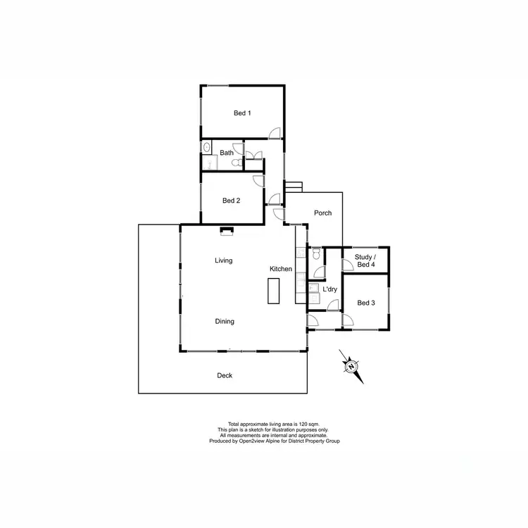 Floorplan of Homely rural property listing, 528 Sonnberg Drive, Bonnie Doon VIC 3720