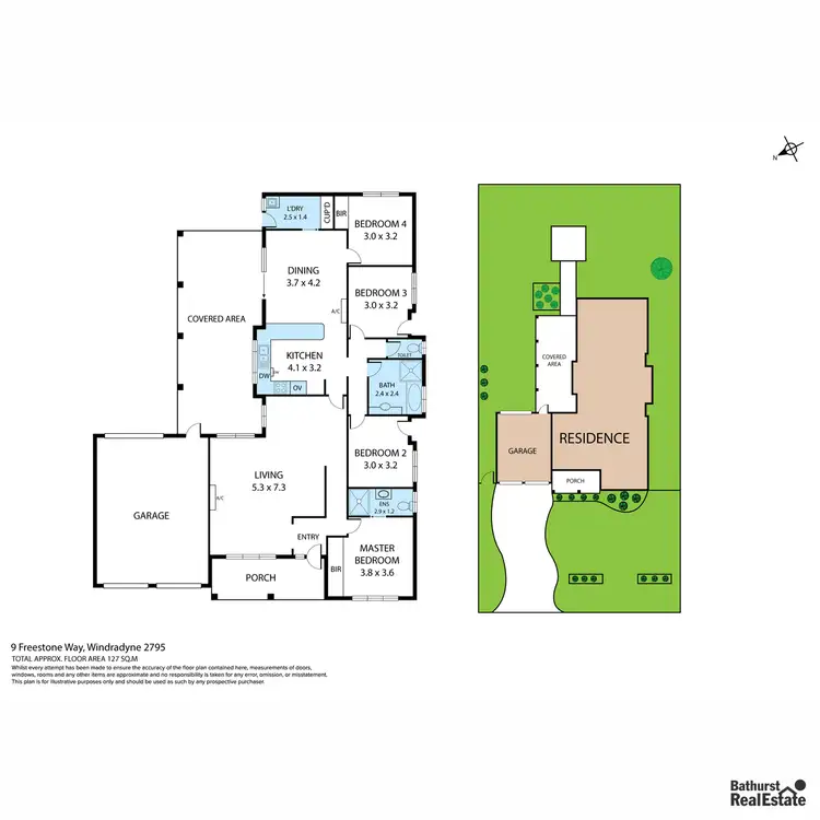Floorplan of Homely house listing, 9 Freestone Way, Windradyne NSW 2795