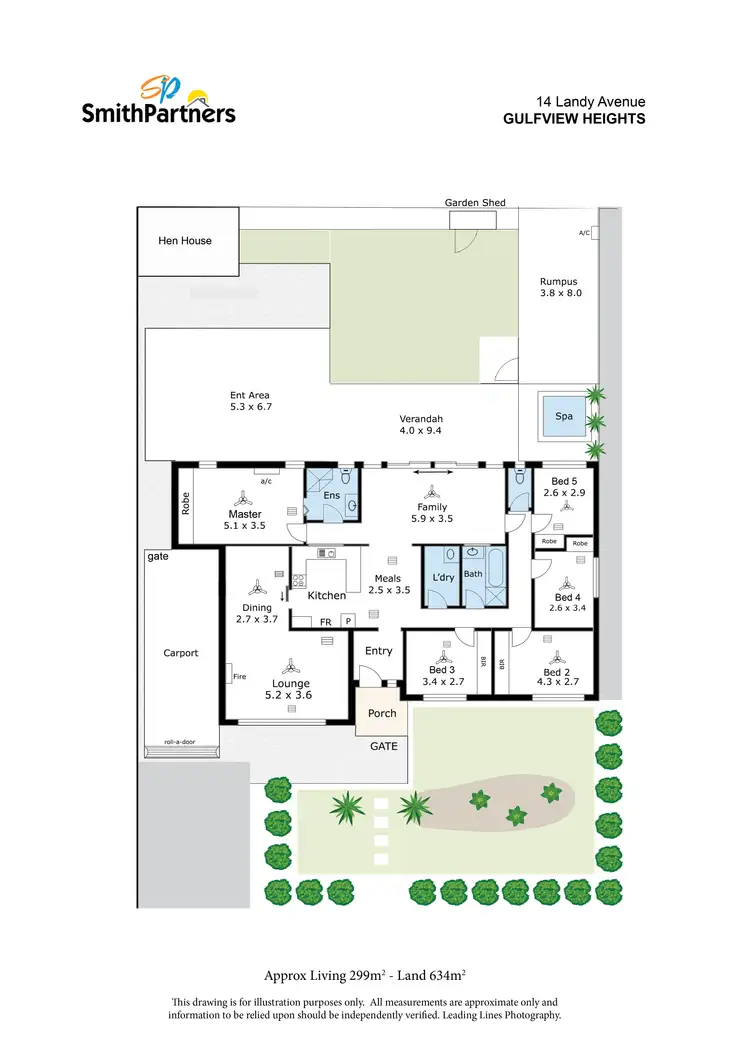 Floorplan of Homely house listing, 14 Landy Avenue, Gulfview Heights SA 5096