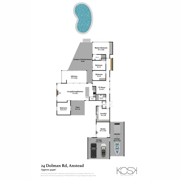 Floorplan of Homely rural property listing, 24 Dolman Road, Anstead QLD 4070
