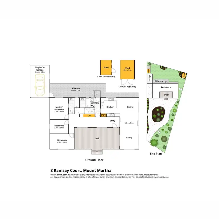 Floorplan of Homely house listing, 8 Ramsay Court, Mount Martha VIC 3934