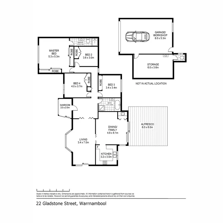 Floorplan of Homely house listing, 22 Gladstone Street, Warrnambool VIC 3280