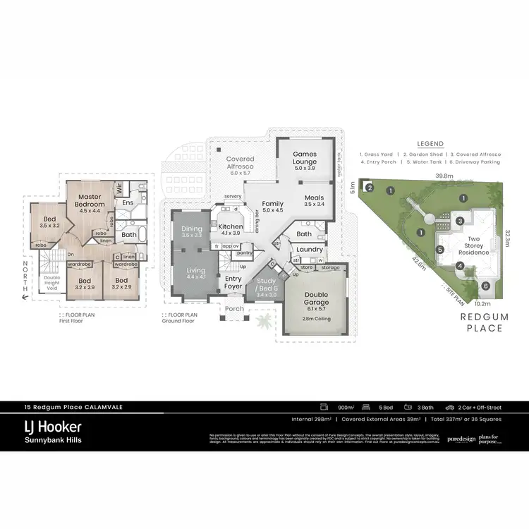 Floorplan of Homely house listing, 15 Redgum Place, Calamvale QLD 4116
