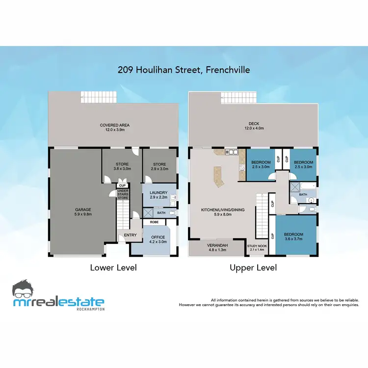 Floorplan of Homely house listing, 209 Houlihan Street, Frenchville QLD 4701