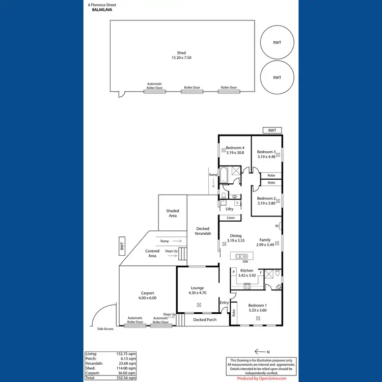 Floorplan of Homely house listing, 6 Florence Street, Balaklava SA 5461