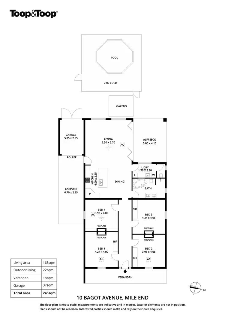 Floorplan of Homely house listing, 10 Bagot Avenue, Mile End SA 5031
