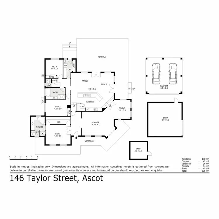 Floorplan of Homely house listing, 146 Taylor Street, Ascot VIC 3551
