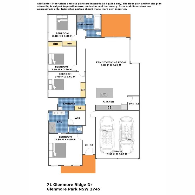 Floorplan of Homely house listing, 71 Glenmore Ridge Drive, Glenmore Park NSW 2745