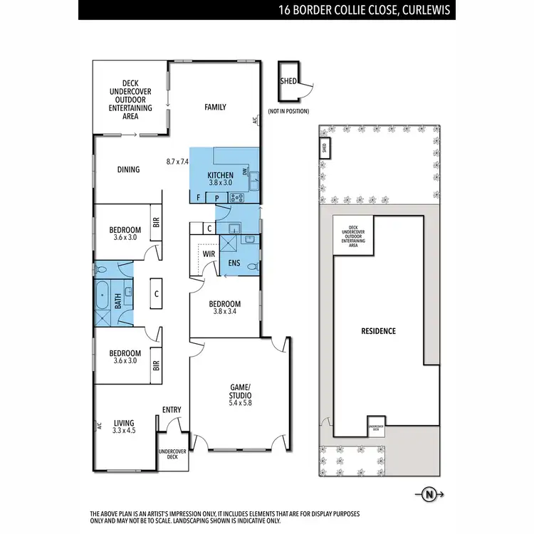 Floorplan of Homely house listing, 16 Border Collie Close, Curlewis VIC 3222