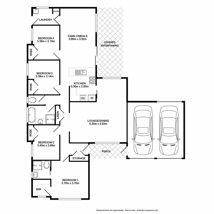 Floorplan of Homely house listing, 28 Womra Crescent, Glenmore Park NSW 2745