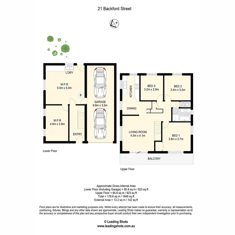 Floorplan of Homely house listing, 21 Backford Street, Chermside West QLD 4032