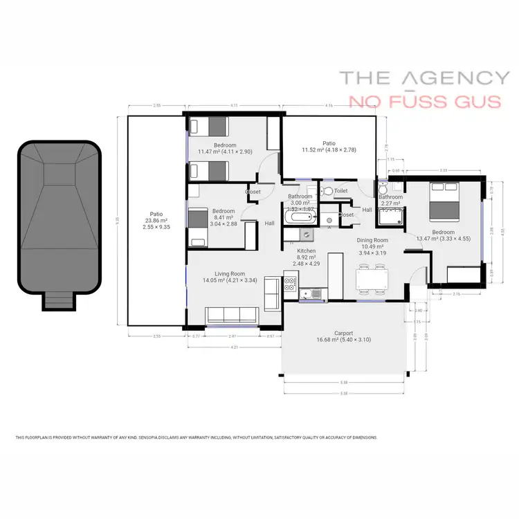 Floorplan of Homely house listing, 421 Warwick Road, Greenwood WA 6024