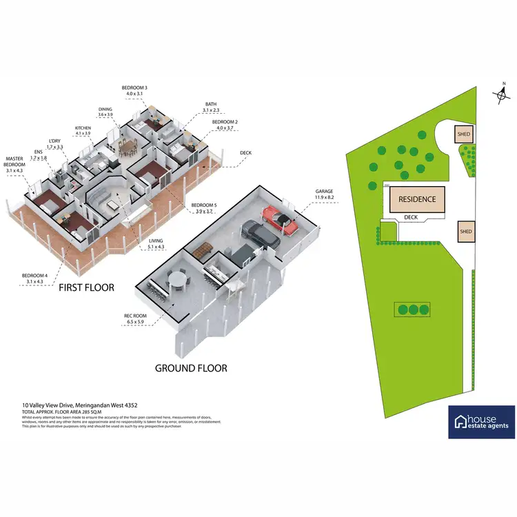 Floorplan of Homely house listing, 10 Valley View Drive, Meringandan West QLD 4352