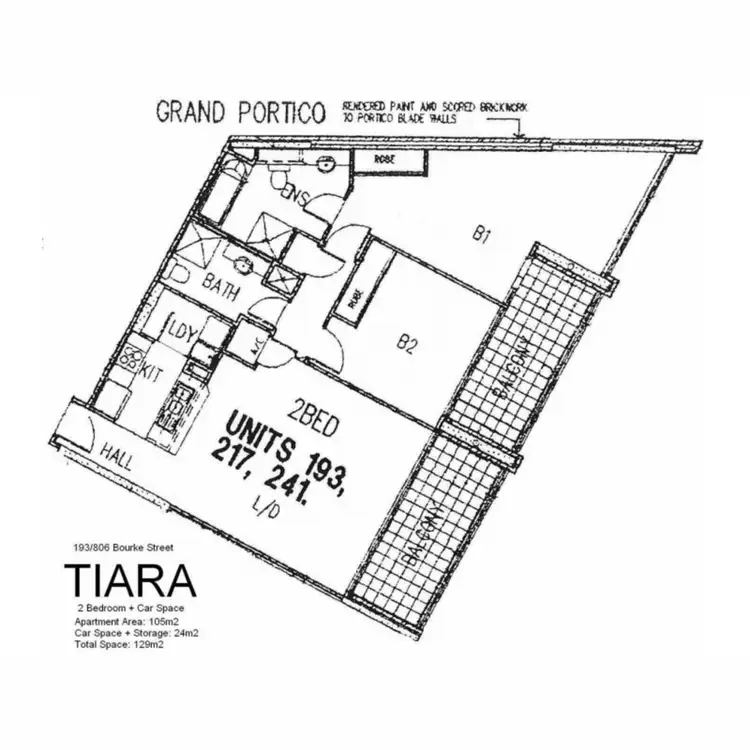 Floorplan of Homely apartment listing, 217/806 Bourke Street, Waterloo NSW 2017